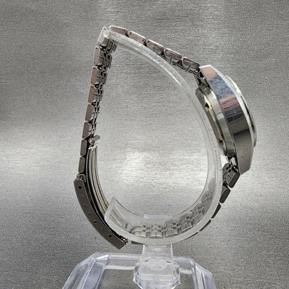 Seiko Automatic Watch Women 25mm Silver Dial Silver Tone Daydate 2205-0750 Runs
