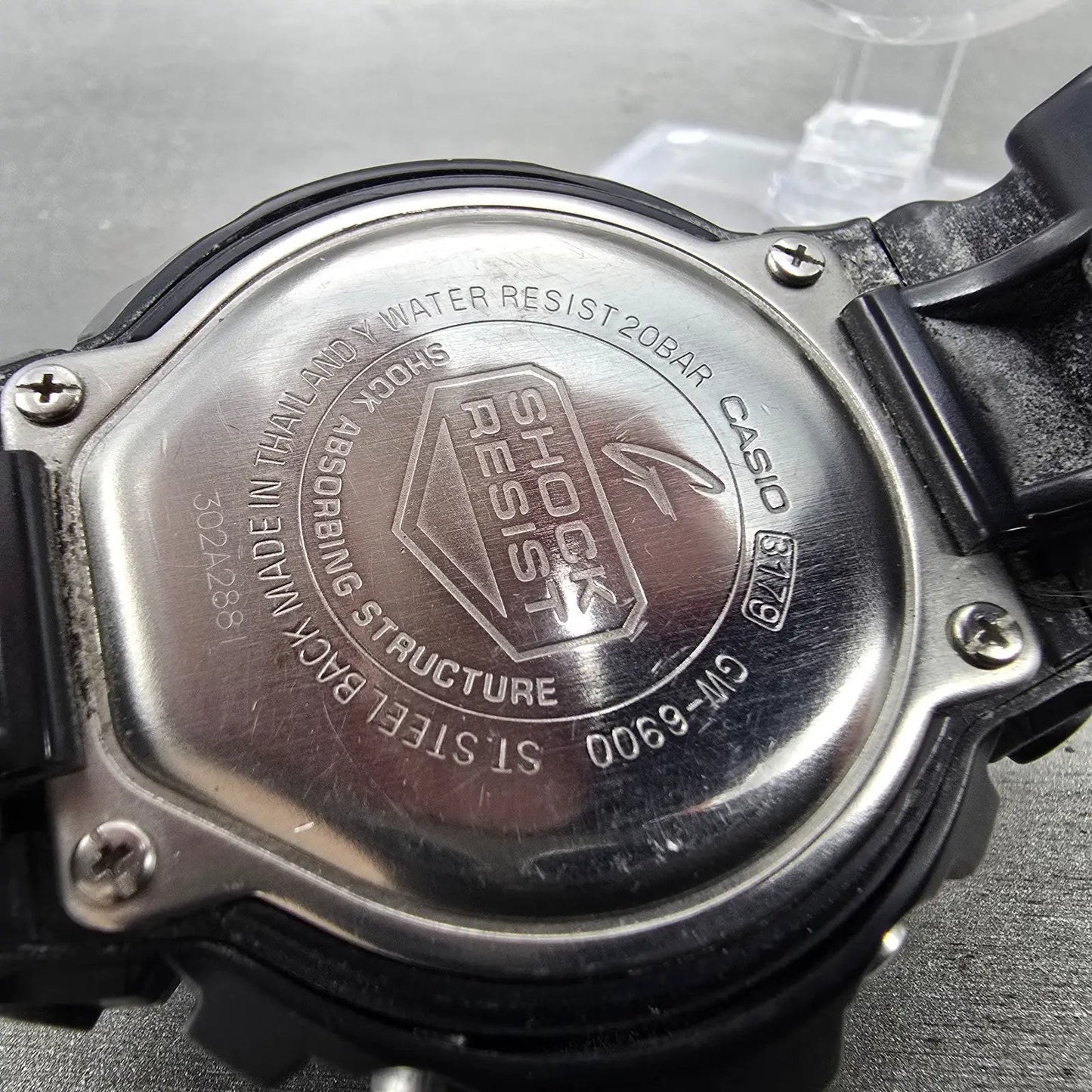Casio G-Shock GW-6900 Watch Men 51mm Digital Black Tone Alarm Chronograph Solar9