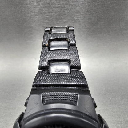 Casio G-Shock AWG-M100BC Watch Men 47mm Black Blue Alarm Chrono Solar READ!!!!!!4