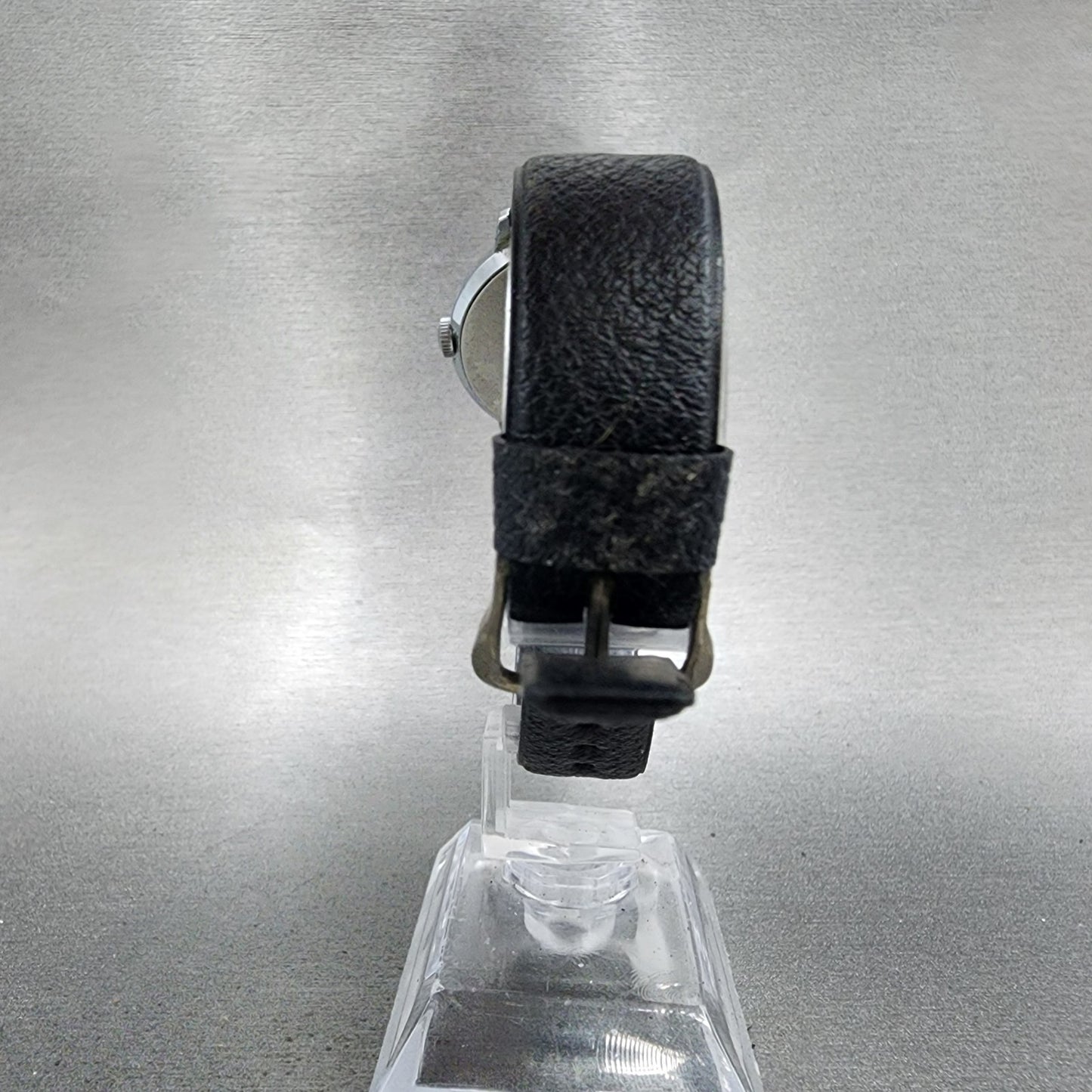 Timex Marlin Watch Men 34mm Champagne Dial Silver Tone Date Round Manual PARTS7