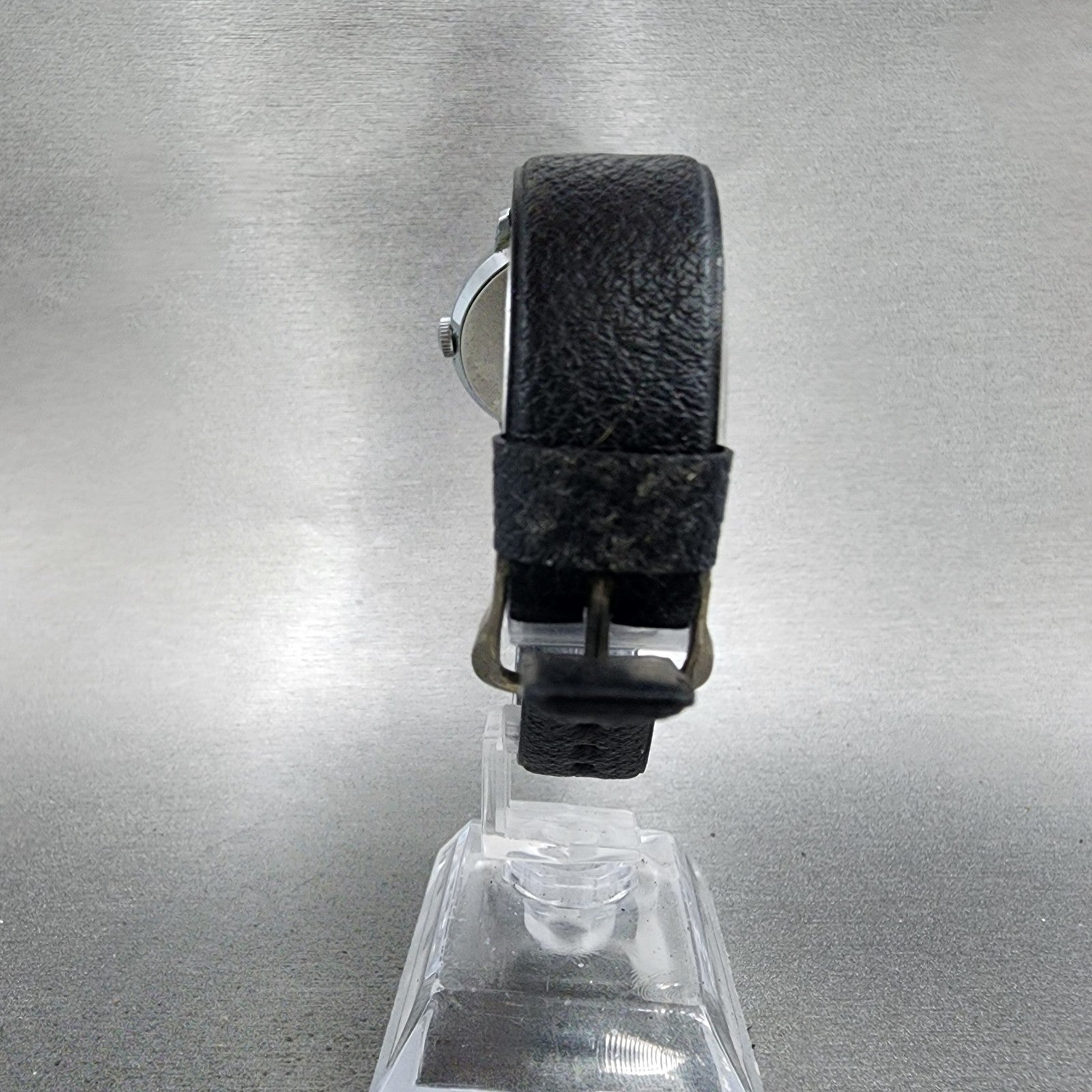 Timex Marlin Watch Men 34mm Champagne Dial Silver Tone Date Round Manual PARTS7