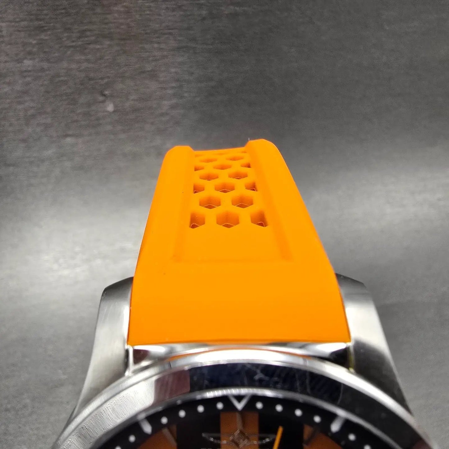 Invicta S1 Rally Watch Men 45mm Orange Dial Silver Tone Daydate 27118 NewBattery4