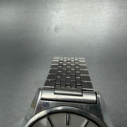 Citizen Seven Star Watch Men 35mm White Dial Silver Tone Daydate Round New Batt4