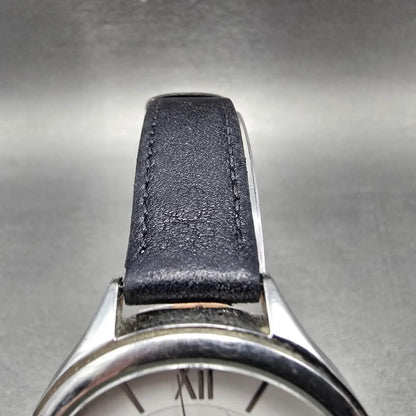 Fossil Watch Women 36mm White Dial Silver Tone Round BQ3130 New Battery4