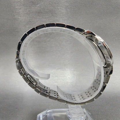 Bulova Watch Women 31mm Silver Dial Stainless Steel Round 96P183 New Battery9