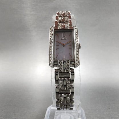 Citizen EcoDrive Tank Watch Women 15mm MOP Dial Steel Crystal Bezel Runs5