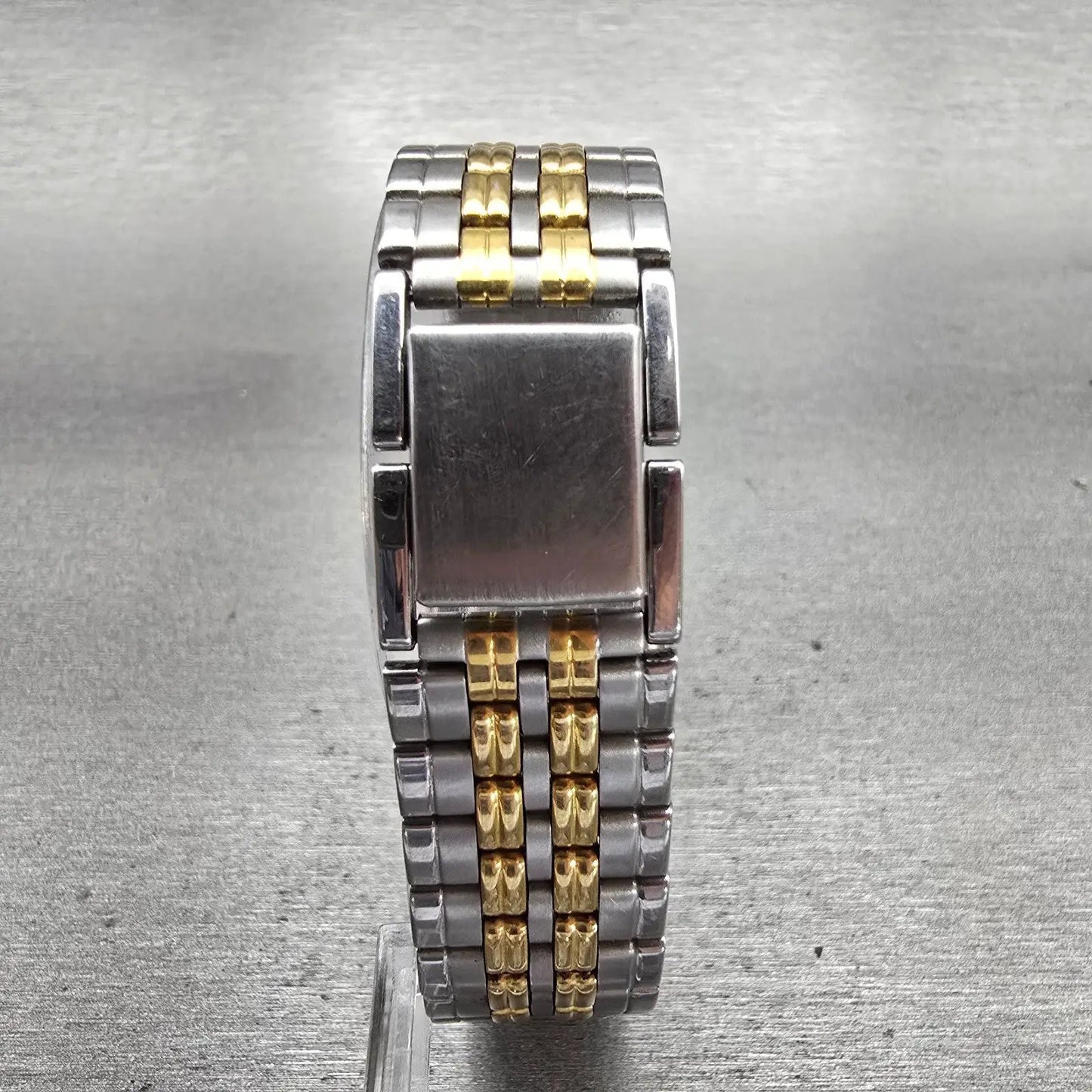 Citizen Tank Watch Men 27mm Silver Dial Two Tone Daydate 1000-S63871 New Battery7