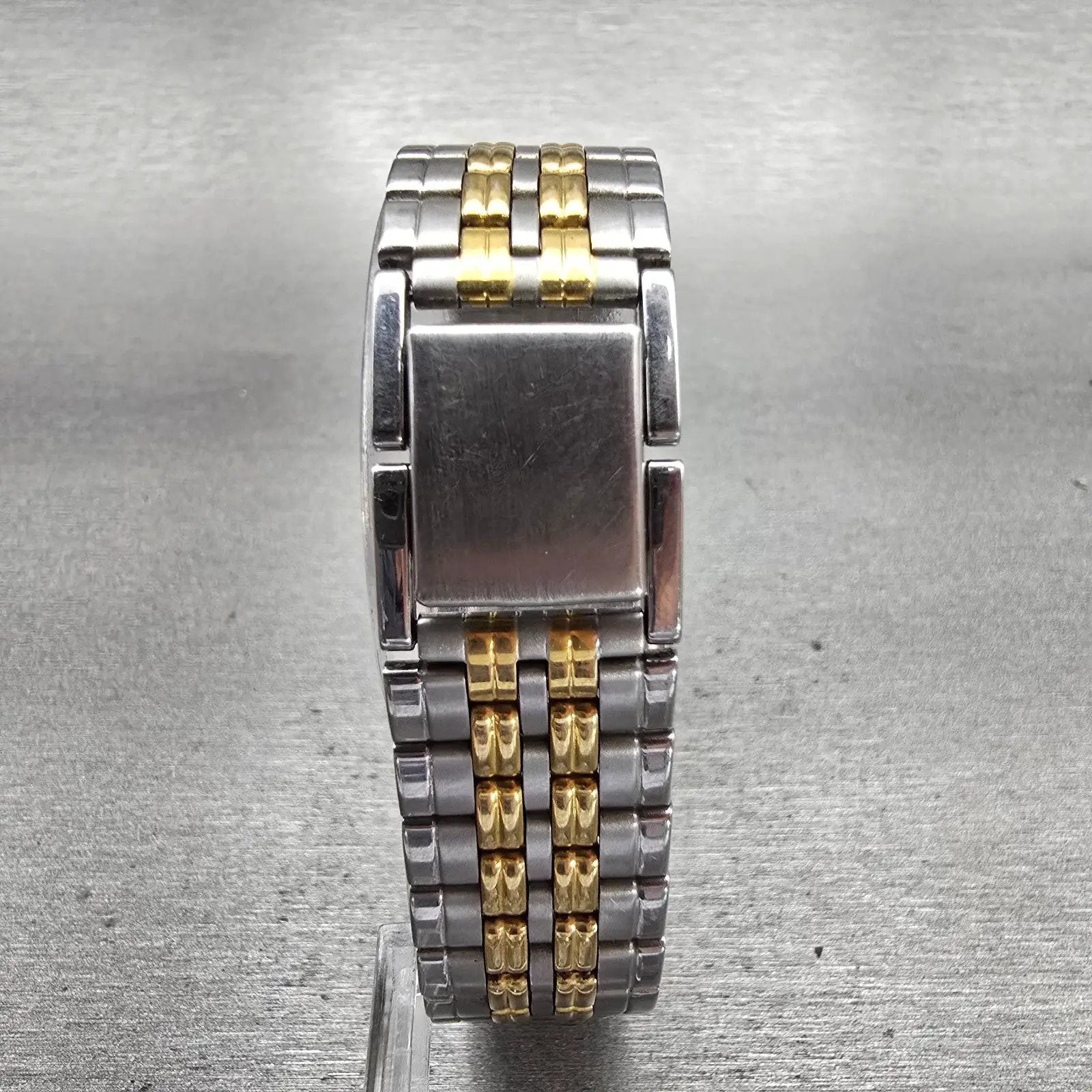 Citizen Tank Watch Men 27mm Silver Dial Two Tone Daydate 1000-S63871 New Battery7