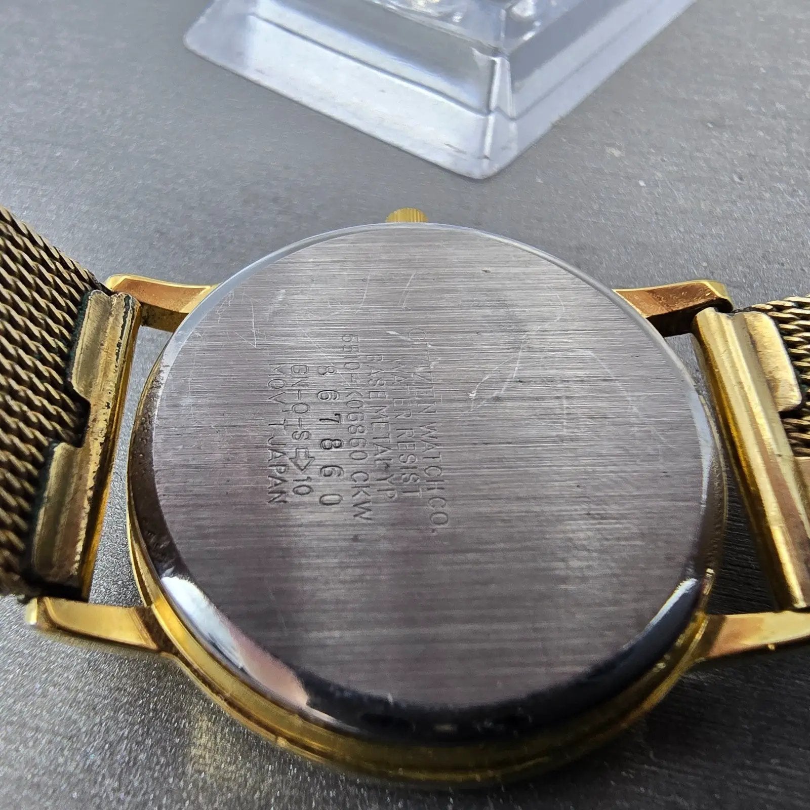 Citizen Watch Men 33mm Champagne Dial Gold Tone Date 5510-K06860 New Battery9