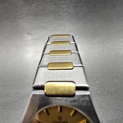Concord Freedom Watch Women 23mm Gold Dial Two Tone Date Round New Battery4