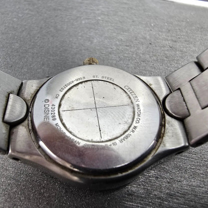 Citizen Eco-Drive Mickey Watch Women 25mm White Dial Two Tone Daydate Runs9