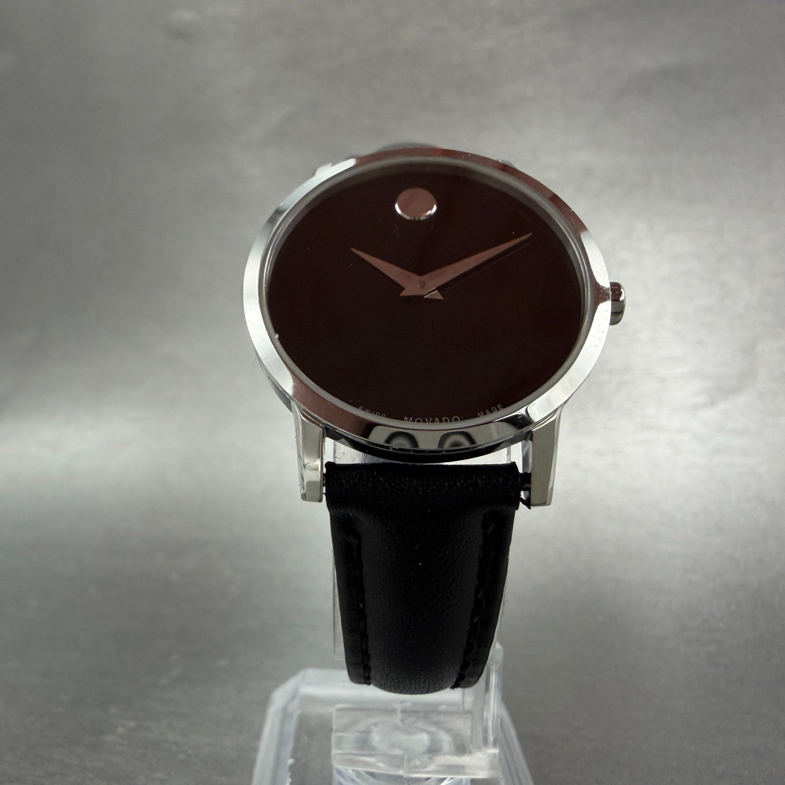 Movado Museum Classic Watch Women 28mm Black Dial Stainless steel Round 0607220A5