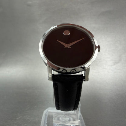 Movado Museum Classic Watch Women 28mm Black Dial Stainless steel Round 0607220A5