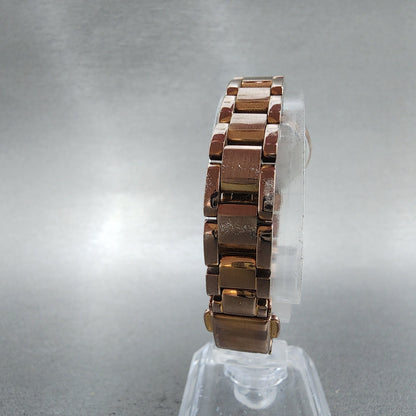 Citizen EcoDrive XC Watch Women 24mm White Dial Rose Gold Date H058 Runs7
