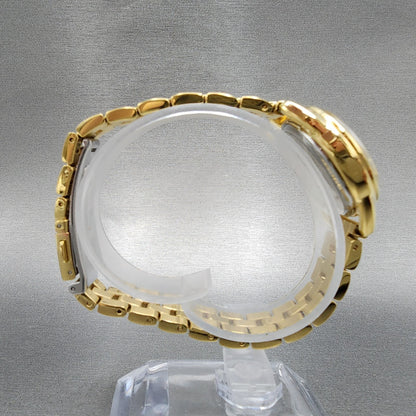 Citizen EcoDrive Watch Women 27mm White Dial Gold Tone Round EM068274A Works8