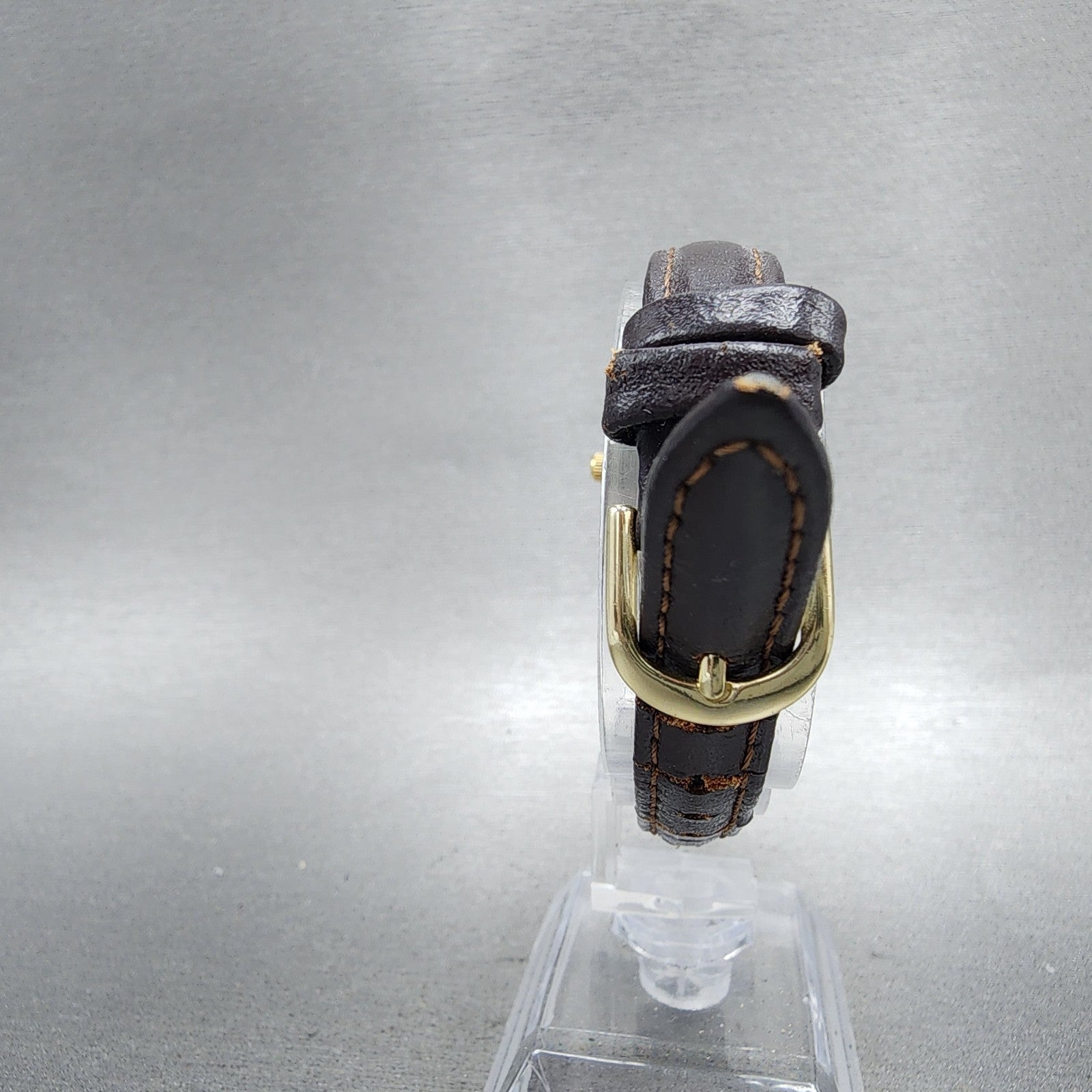 Casio LTP1095 Watch Women 23mm Gold Dial Gold Tone Round Leather New Battery7