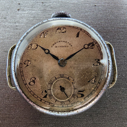 Movado Chronometer Watch 28mm Unisex Cream Dial Silver Tone Manual Wind Runs1
