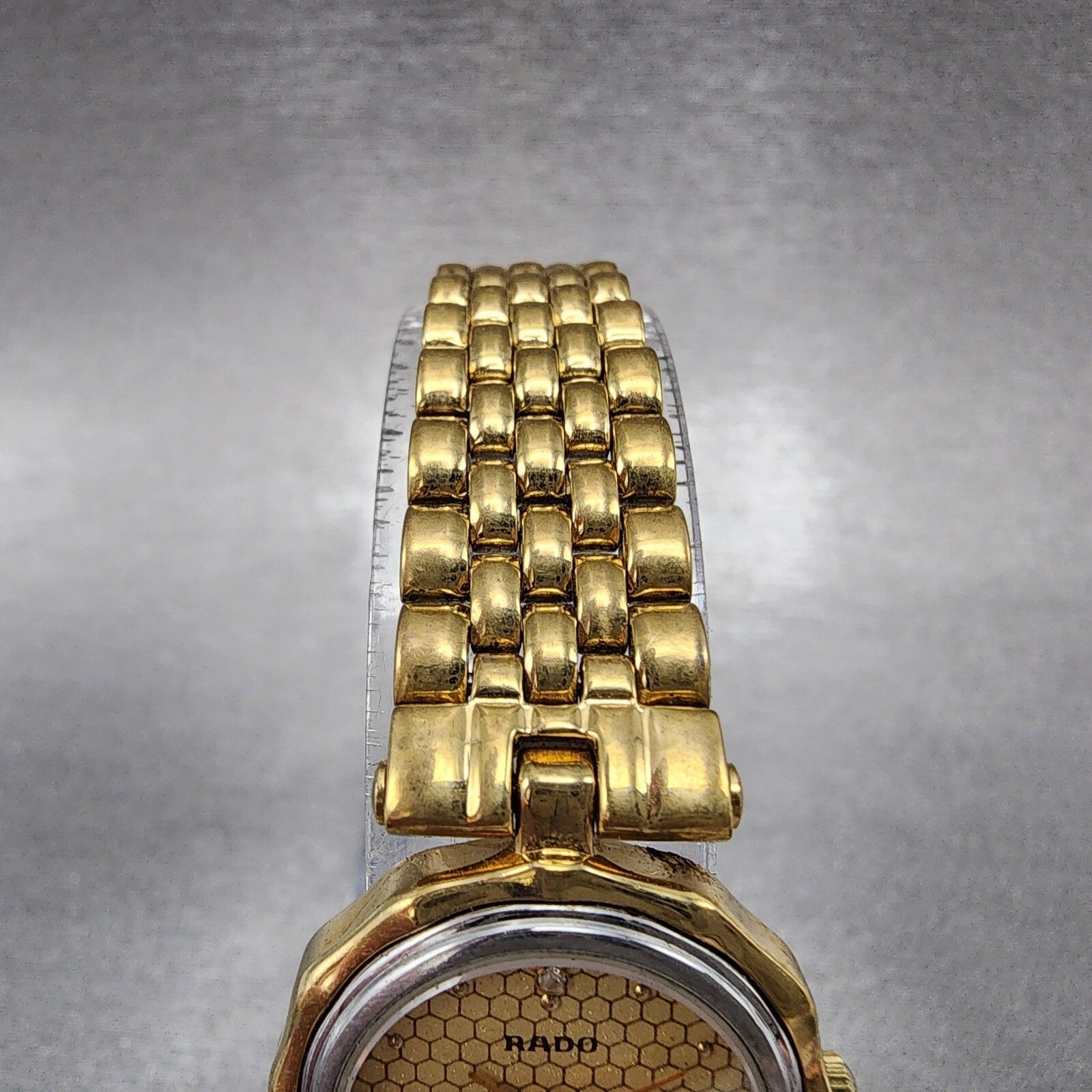 Rado Florence Watch Women 23mm Gold Dial Gold Tone Round 133.3661.2 PARTS6