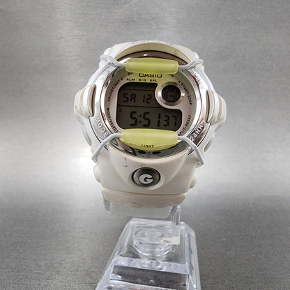 Casio BabyG Watch Women 42mm Digital White Tone Alarm BG099 New Battery5