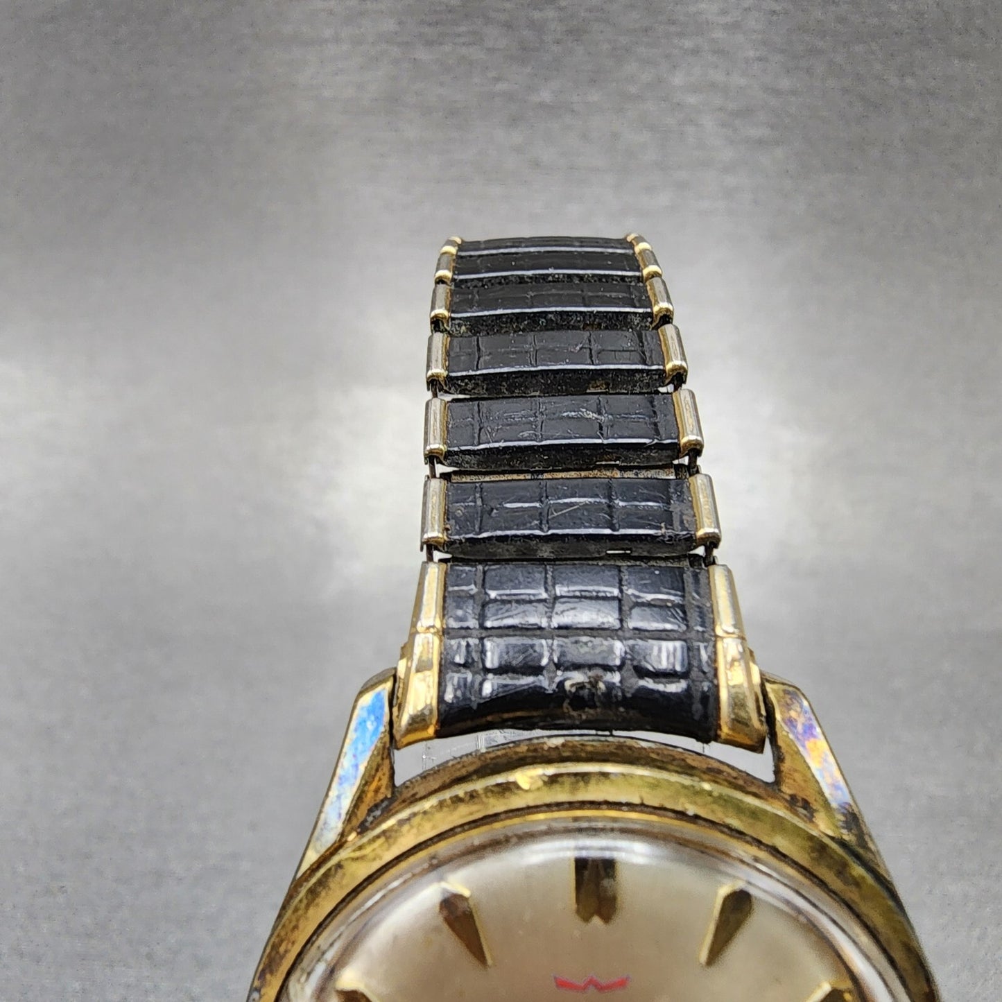 Waltham Watch Men 33mm Champange Dial Gold Tone Round Manual Wind Runs Cal WXO