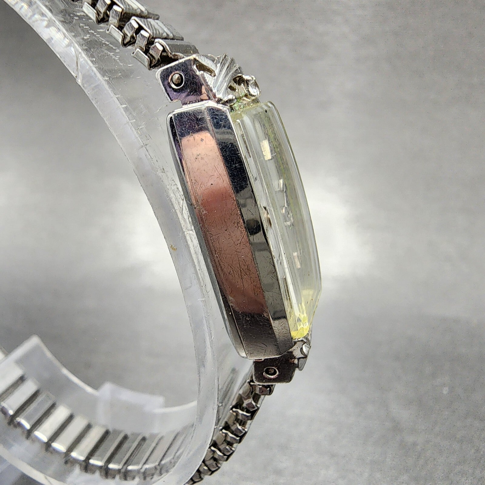 Seiko Fine Seiko Watch Women 12mm Silver Dial Silver Tone Manual 15203370 Runs3