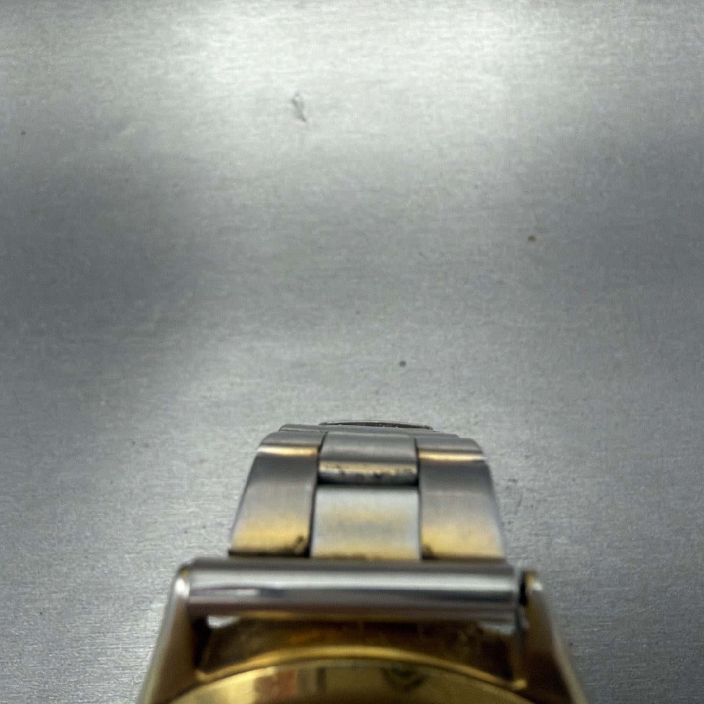 Citizen CQ Watch Men 36mm Gold Dial Gold Tone Daydate Round 6100-S96401 PARTS5