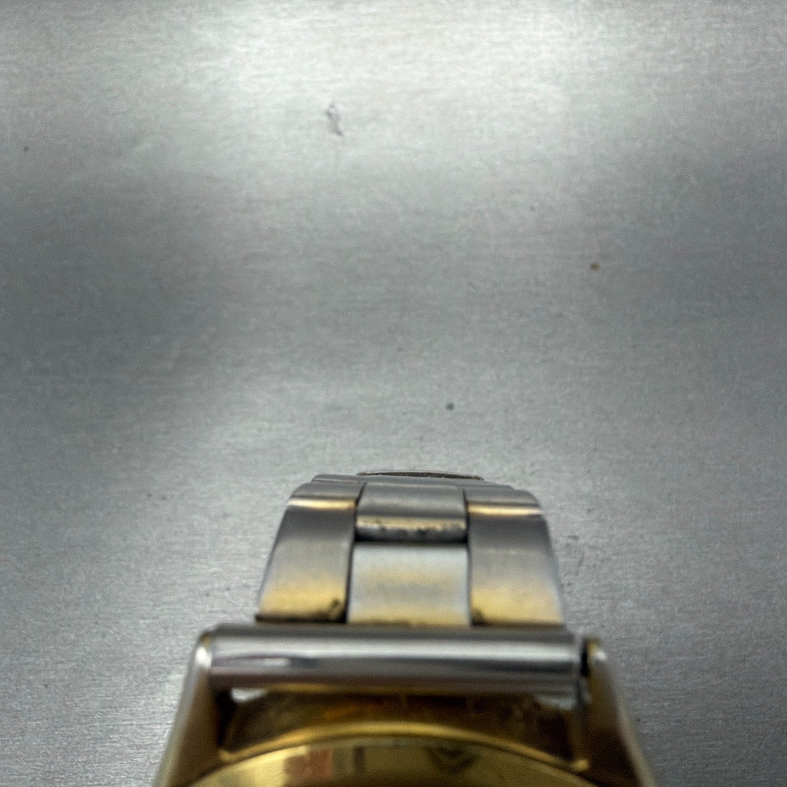Citizen CQ Watch Men 36mm Gold Dial Gold Tone Daydate Round 6100-S96401 PARTS5