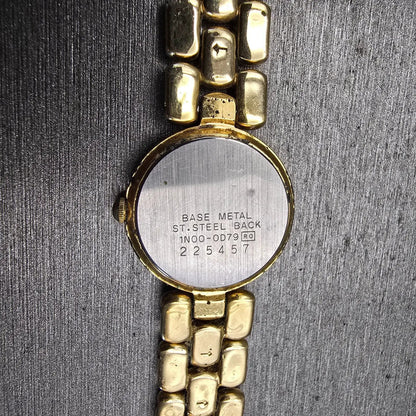 Seiko Watch Women 21mm MOP Dial Gold Tone Round 1N00-0D79 New Battery Vintage10