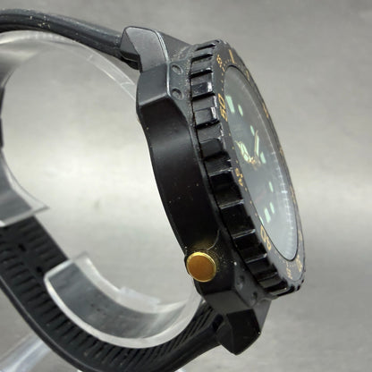 Casio AQ-100W Watch Men 45mm Analog Digital Black Tone Alarm Chrono New BatteryA3
