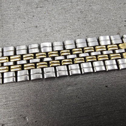 Citizen Bracelet 18mm Stainless Steel Two Tone Vintage Japan ONLY ONE END LINK14