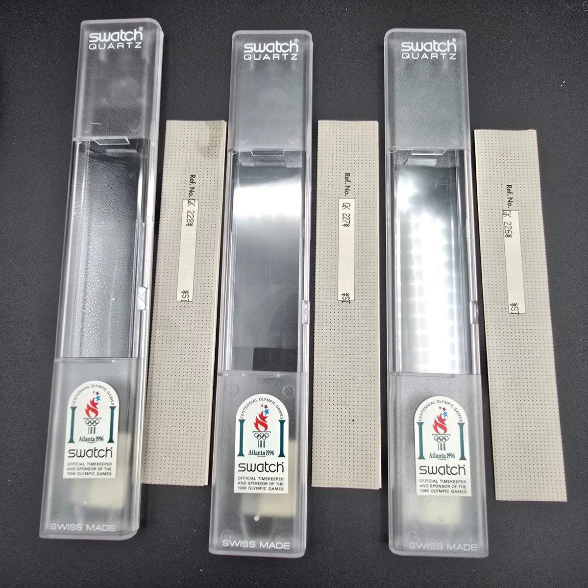 Swatch Messages Limited Set Watch Men 34mm GK226 GK227 GK228 New Battery NOS16