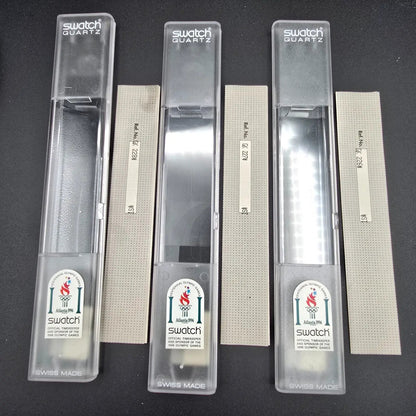 Swatch Messages Limited Set Watch Men 34mm GK226 GK227 GK228 New Battery NOS16