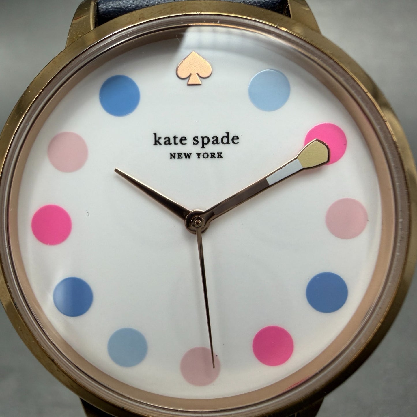 Kate Spade Metro watch Women 35mm White Dial Rose Gold Round KSW9027 New Battery1