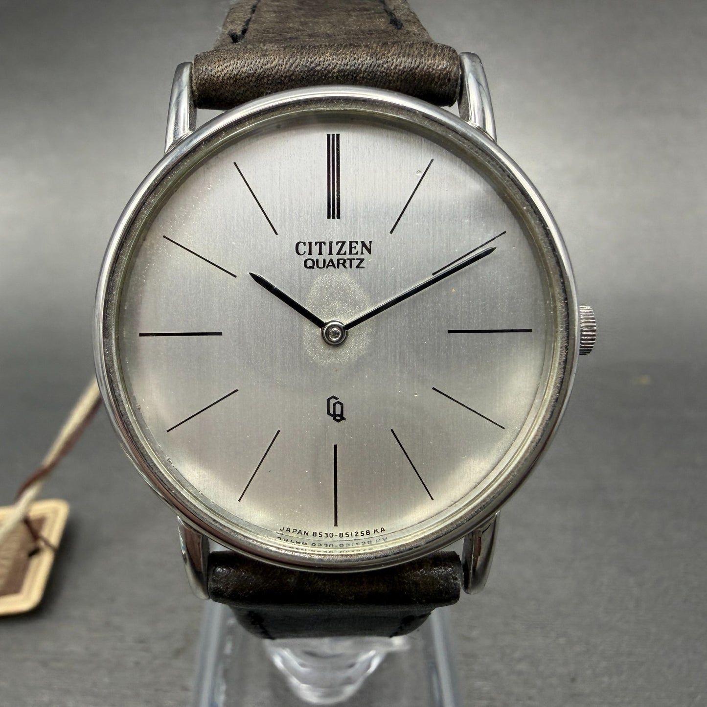 Citizen CQ Watch Men 32mm Silver Dial Silver Tone Round 4-850581 PARTS0