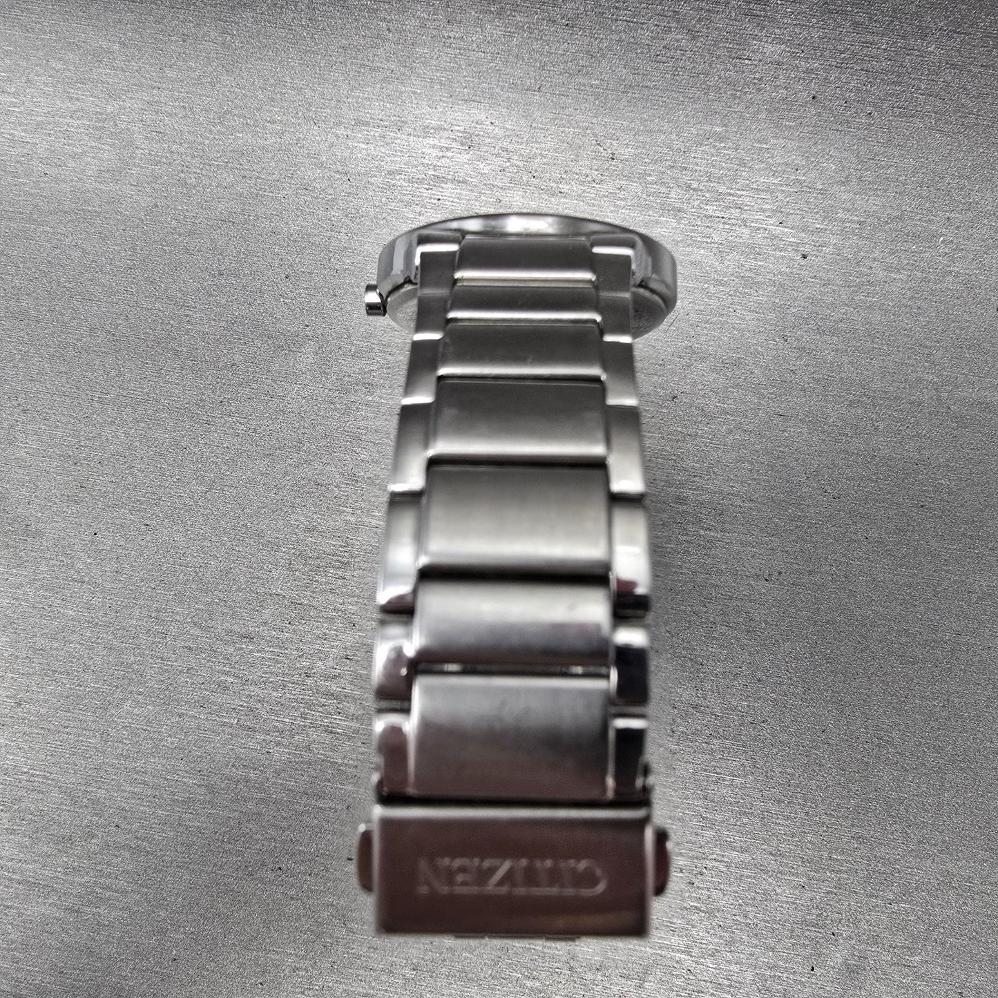 Citizen Eco-Drive Watch Men 40mm Black Dial Silver Tone Date J165-S086884 Runs7