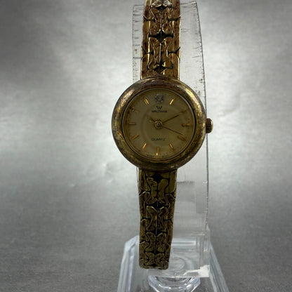 Waltham Watch Women 18mm Champagne Dial Gold Tone Round YWL204-5Y30-093 New Batt5