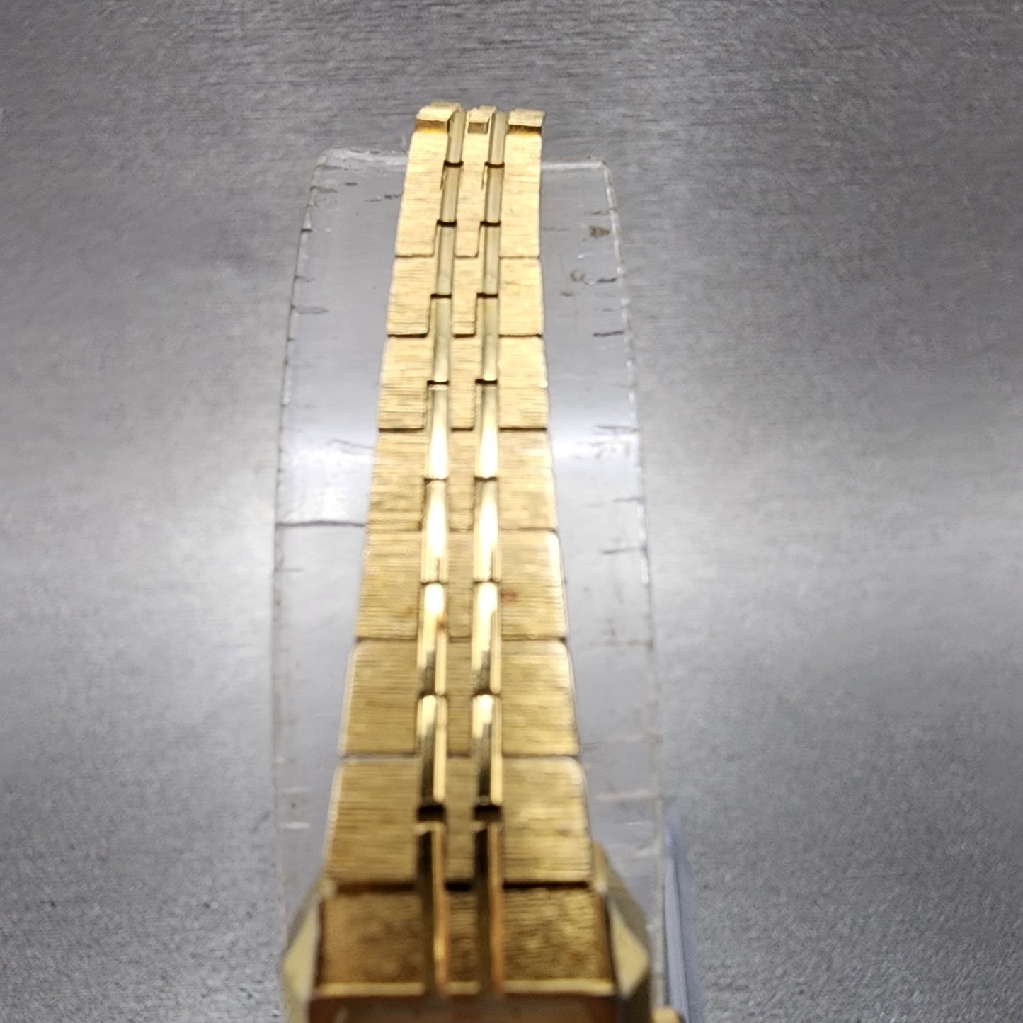 Citizen CQ Tank Watch Women 13mm Champagne Dial Gold Tone 5421S18531 New Batt4