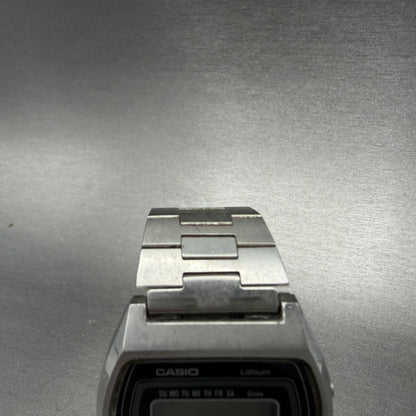 Casio 58 S005 Watch Men 36mm Digital Silver Tone Daydate New Battery Vintage4