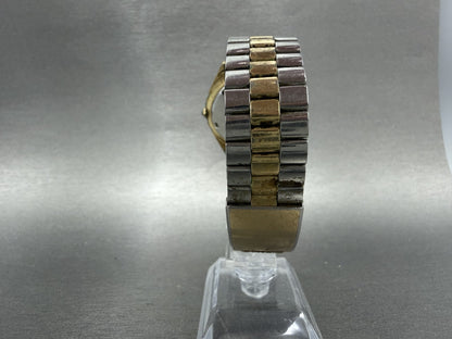 Seiko Automatic Watch Men 38mm Champagne Dial Two Tone Daydate 63098009 Runs7