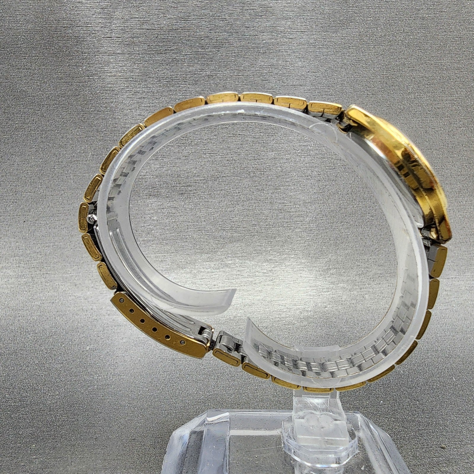 Wittnauer Watch Women 24mm Champagne Dial Gold Tone Round 8071 0762 New Battery8