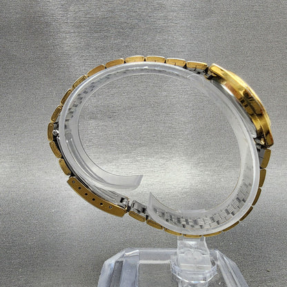 Wittnauer Watch Women 24mm Champagne Dial Gold Tone Round 8071 0762 New Battery8