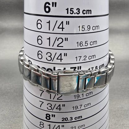 Bulova Watch Women 28mm White Dial Silver Tone Round 96L215 New Battery9