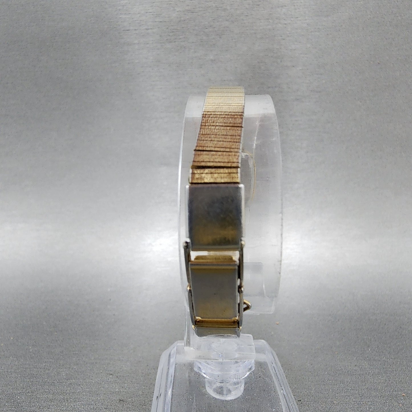 Seiko Tank Watch Women 18mm Brown Dial Gold Tone Rectangle 23205229 New Battery7