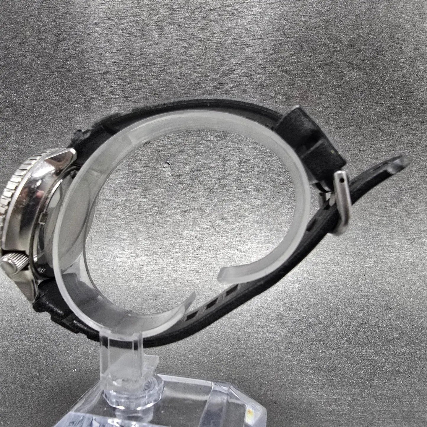 Seiko Pulsar Pepsi Dive Watch Men 41mm Black Dial Steel Daydate Y513-6019 PARTS7