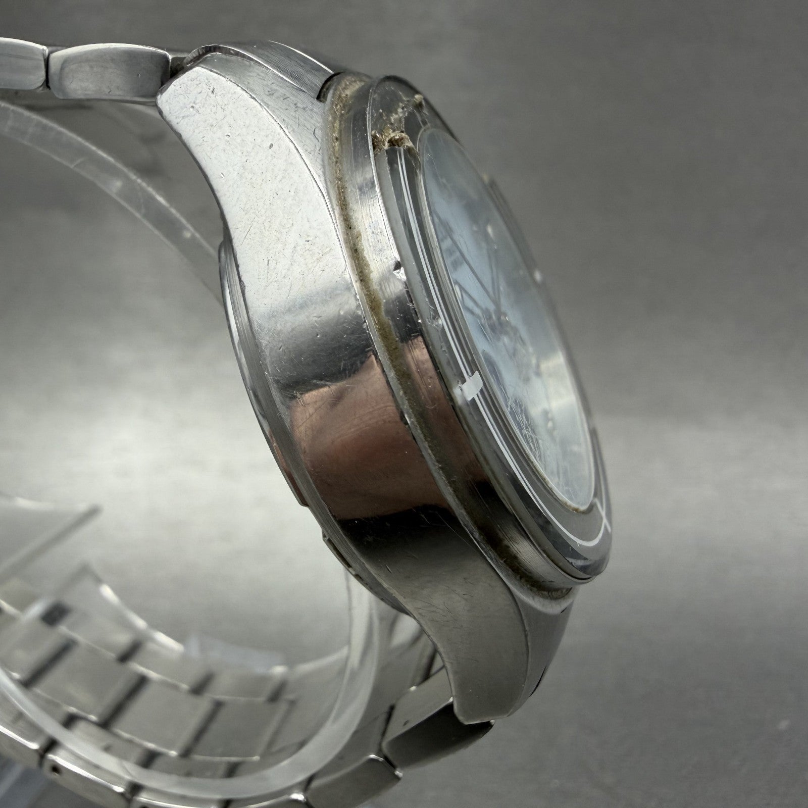Bulova Automatic Watch Women 36mm MOP Heart Dial Silver Tone Round 96R151 Runs3