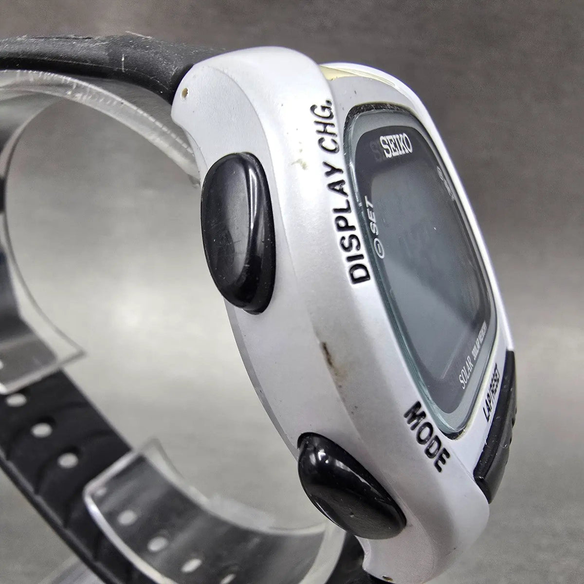 Seiko Super runner Watch Men 43mm White Silver Toyoko Marathon 2012 S680-00A03