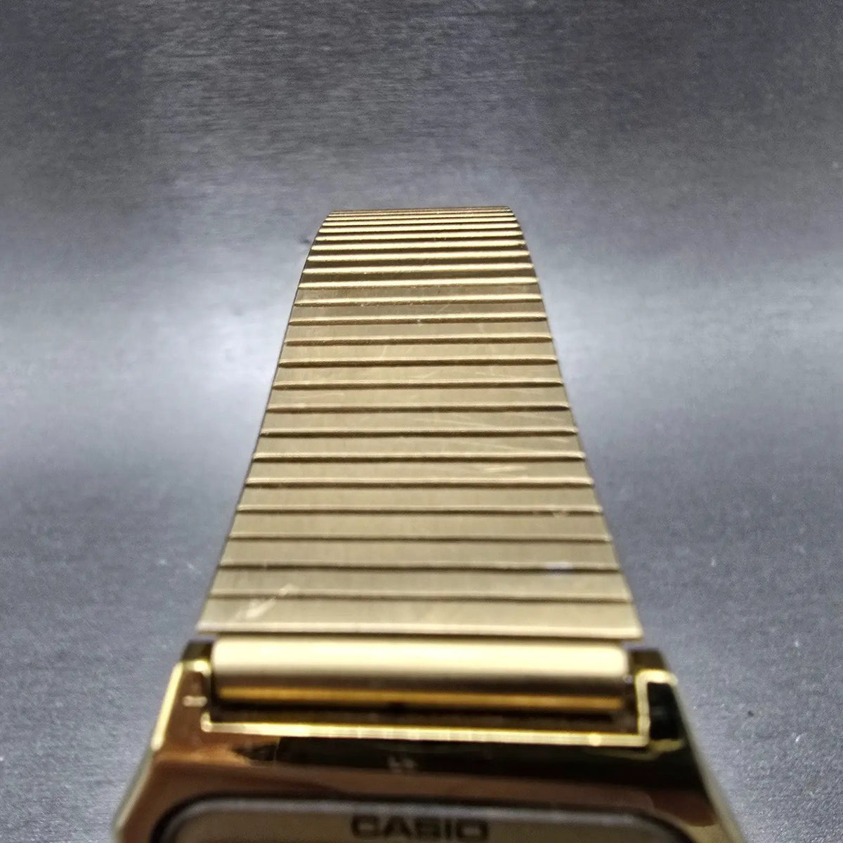 Casio SA-60 Watch Men 30mm Gold Solar Alarm Chronograph VTG PARTS JDM5