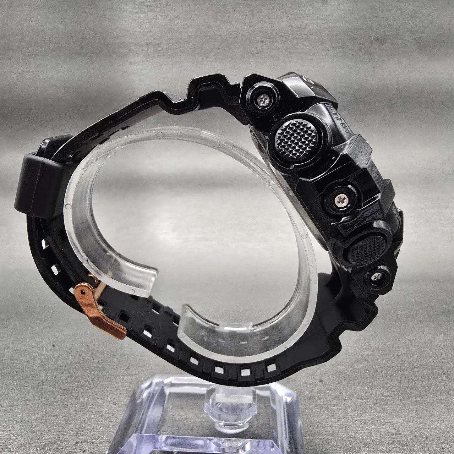 Casio G-Shock GA-700MMC Watch Men 53mm Rose Gold Dial Black Chrono Alarm New Bat8