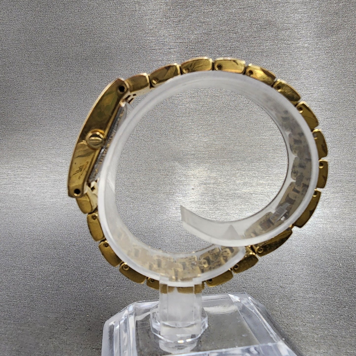 Citizen Tank Watch Women 20mm MOP Dial Gold Tone Rectangle 5930S072051 New Batt6