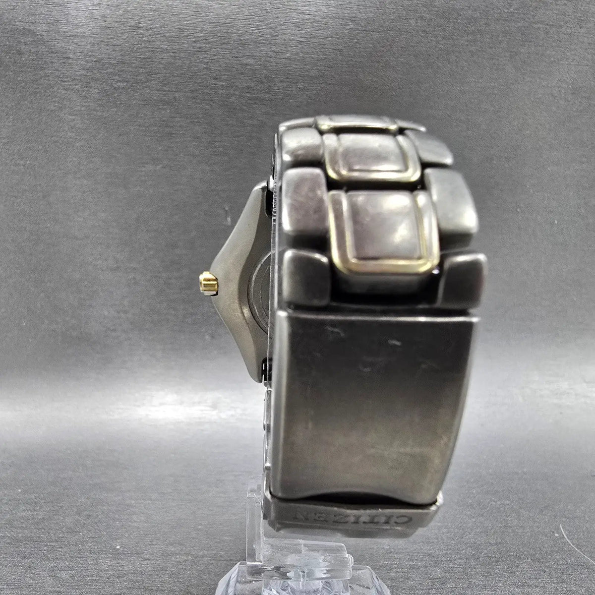 Citizen Eco-Drive Dive Watch Men 41mm Black Dial Titanium Date 7875-H04945 Runs7